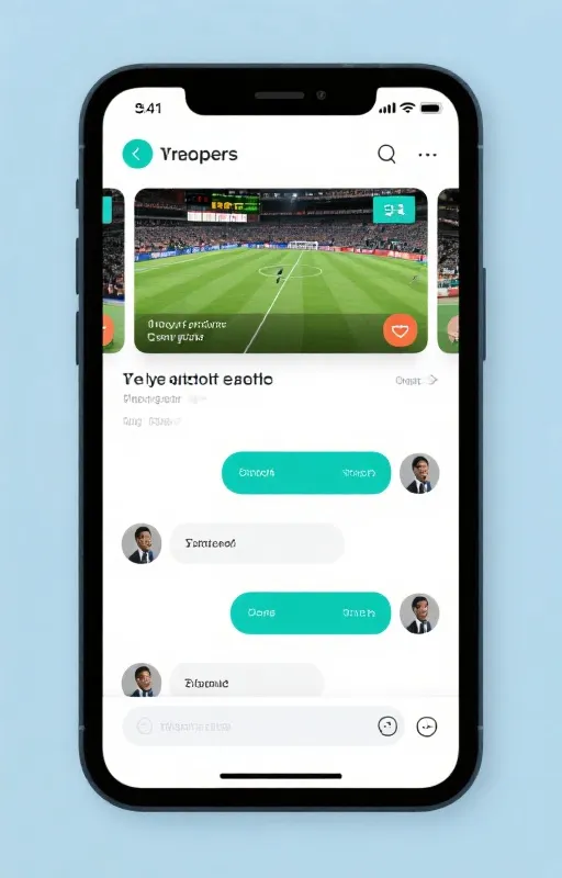 观赛APP界面展示